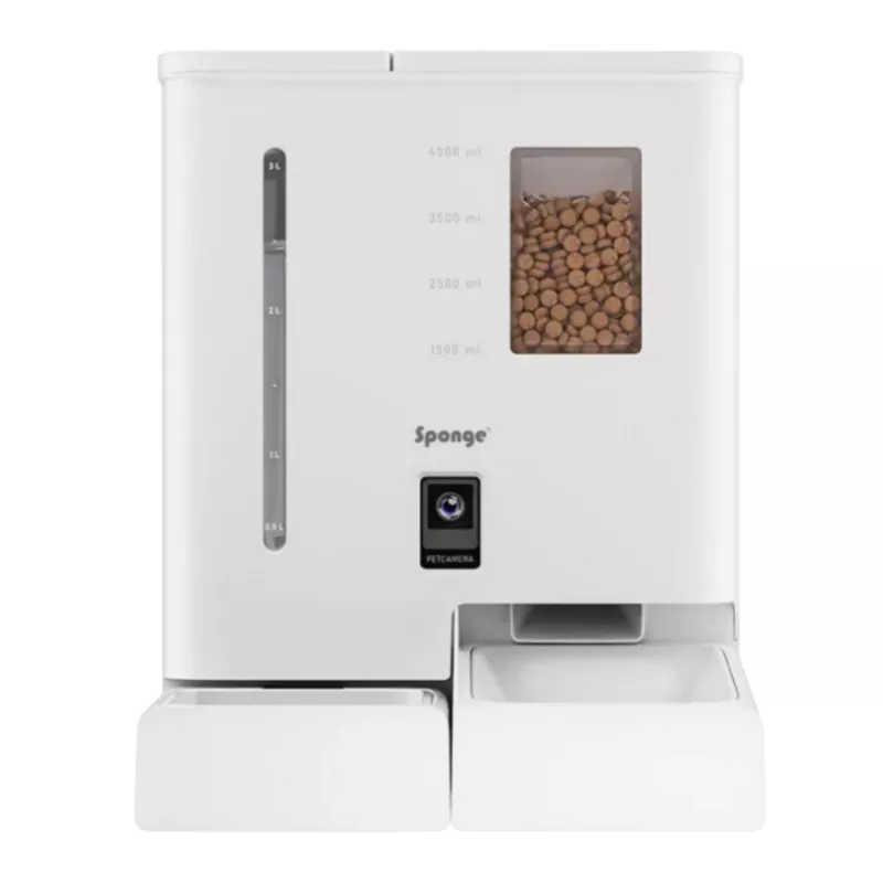 Automatic Pet Feeder Sponge SPONGE Pet Feeder Smart DUAL — dual-dish smart feeder for pets