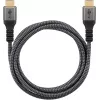 Plus High-Speed-HDMI-Kabel mit Ethernet, 4K @ 60Hz (grau, 15 Meter)