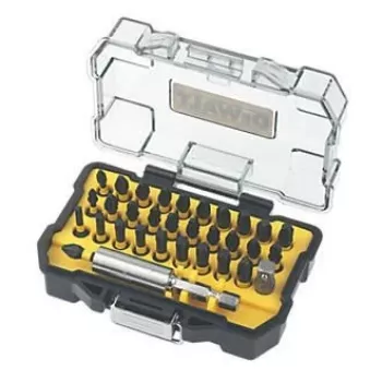 Screwdriver bit set DeWalt DT70560T — 32 pieces, assorted screwdriver bits in storage case