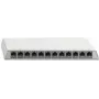 Patch panel Rutenbeck PP-Cat.6A iso-12 12x RJ-45 Shielded Pure White