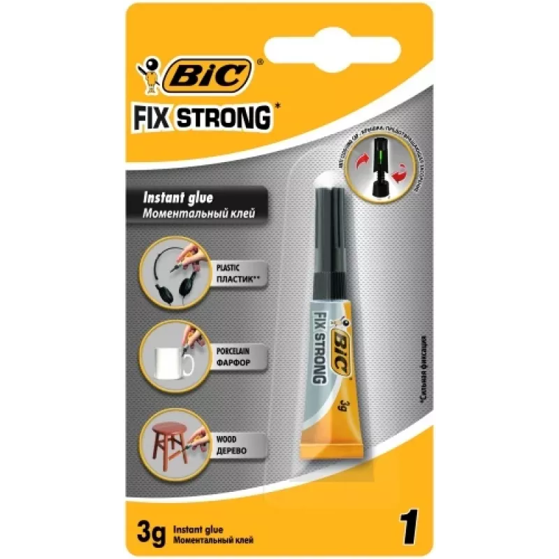 BIC GLUE FIX STRONG 3G LQD BL1 GRP2 EU, 1 pcs. 9020852