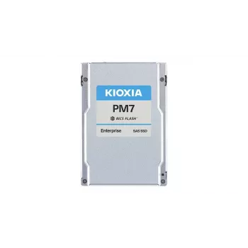 SSD 2.5 inch SAS Kioxia PM7‑R 15.4 TB — BiCS FLASH TLC, 4200/4100 MB/s, 2.5 inch U.2 (15 mm)