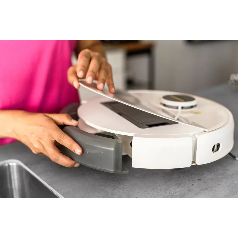 Bagless robot vacuum cleaner Karcher RCV 5 — LiDAR navigation, 120 min runtime, 5000 Pa, 0.33 L dust bin, wet mopping, 5200 mAh battery
