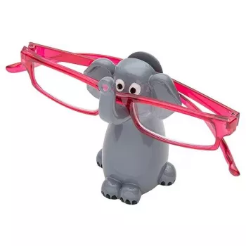 Eyeglass Holder WEDO Elephant Polyresin Gray 7.1 x 5.5 x 10 cm