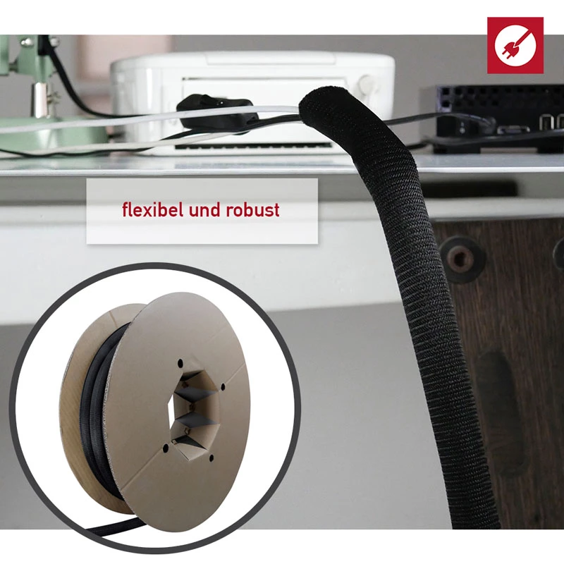 Cable tube Label-the-cable PRO5110 Black