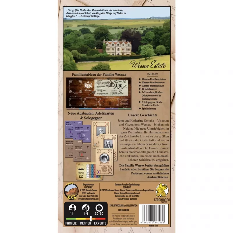 Obsession - Wessex, Board Game Expansion