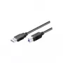 Wentronic Goobay USB 3.0 SuperSpeed Cable, Black, 1.8 m - USB 3.0-Plug (Type A) > USB 3.0-Plug (Type B) (93655)