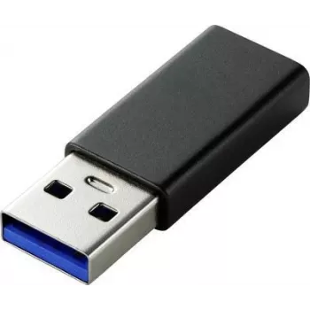Renkforce RF-4472306 Cable Interface/Gender Adapter USB Type A USB Type C Black (RF-4472306)