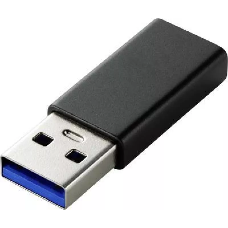 Renkforce RF-4472306 Cable Interface/Gender Adapter USB Type A USB Type C Black (RF-4472306)