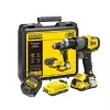 Cordless drill driver STANLEY FatMax V20 SFMCD726D2K 18V, 2x 2Ah Li-Ion, 80 Nm, 2-speed, LED