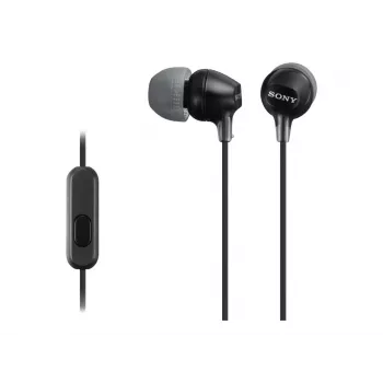 Sony MDR-EX15AP, Wired, 8 - 22000 Hz, Calls/Music, 3 g, Headset, Black