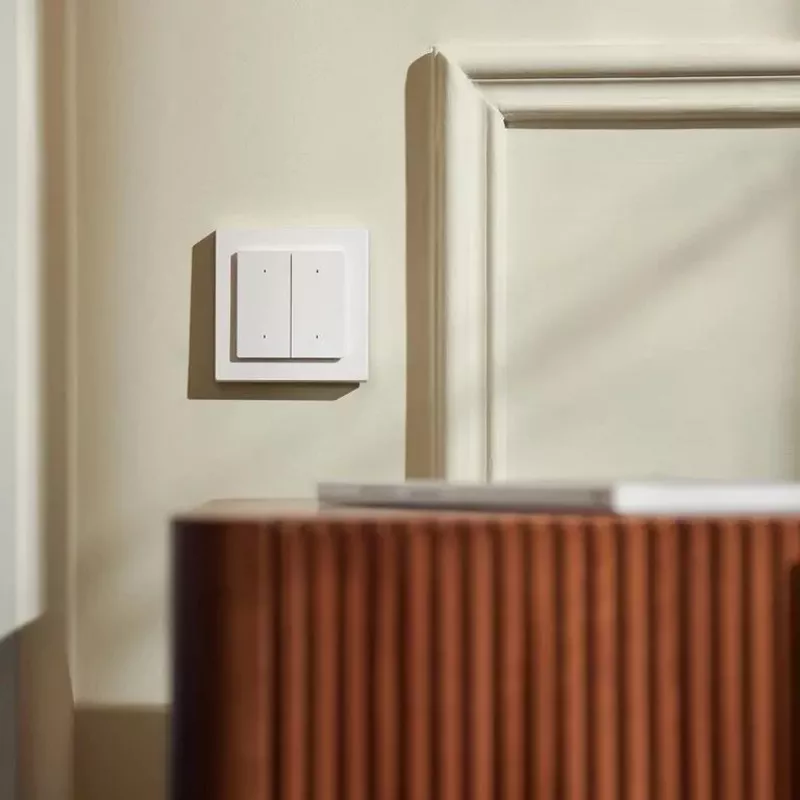 AQARA Light Switch H2 EU (4 Buttons, 2 Channels) (WS-K08D) - Zigbee and Thread wallswitch with 2 relays
