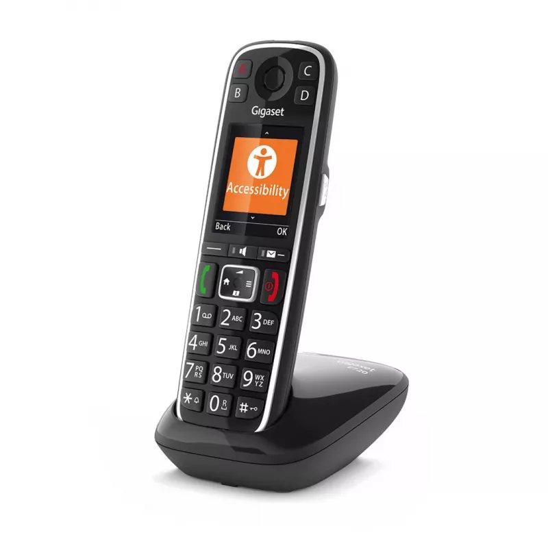 Gigaset E720 Analog/DECT telephone Caller ID Black