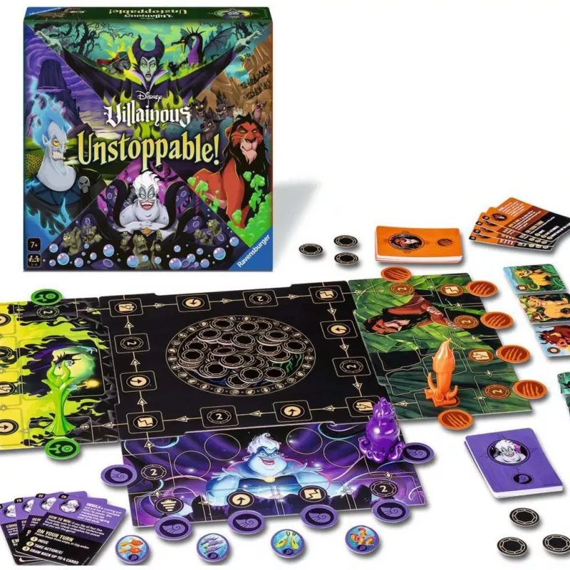 Board game Ravensburger Disney Villainous Unstoppable! Strategy for ages 7+