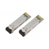 SFP WDM Module pair Extralink 1.25G 1310/1550nm single‑mode 3km LC DOM