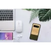 Smartphone case man and wood for Galaxy S10 — bamboo forest black