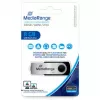 MediaRange MR908NTRL USB flash drive 8 GB USB Type-A 2.0 Black - Silver (MR908NTRL)