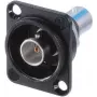 Neutrik NBB75DFIB-P - BNC - Black - Stainless Steel - Brass - Polyoxymethylen (POM) - Polytetrafluorethylen (PTFE) - zinc - Brass - 1,5 V - 3 mO (NBB75DFIB-P)