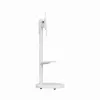 Floor TV stand GEMBIRD TVS-86TR-01-W for 37–86 inch TVs, white, swivel & tilt, VESA 200x200–600x400, max load 50 kg