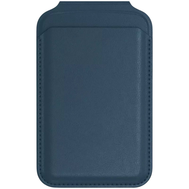 SATECHI Vegan-Leather Magnetic Wallet Stand (Dark Blue)