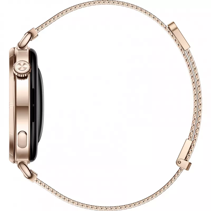 Smartwatch HUAWEI WATCH GT6 1.32 inch AMOLED, 41 mm, Stainless Steel, Gold, Milanese Band, IP69, 14-day Battery