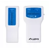 PoE tester LANBERG NT-0402 — PoE network cable tester with RJ-45/RJ-11 support, LED indicators, power LED, on/off switch