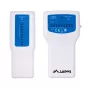 PoE tester LANBERG NT-0402 — PoE network cable tester with RJ-45/RJ-11 support, LED indicators, power LED, on/off switch