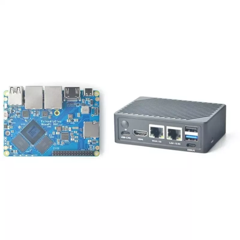 ALLNET FriendlyELEC NanoPI R6C Dual-2.5G ETH 8G RAM / 32G emmC Combo with Case