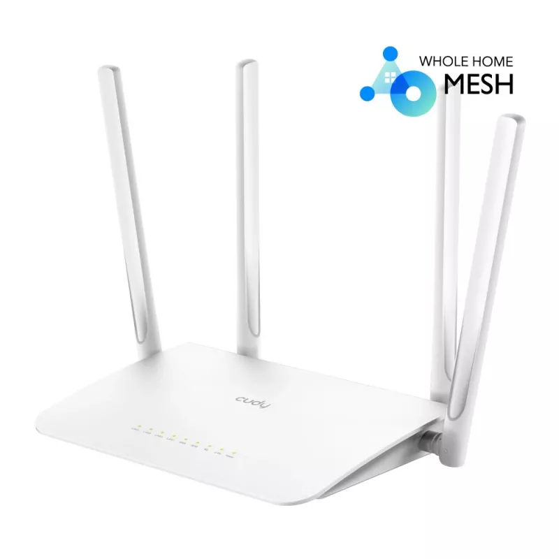 Cudy WR1300 wireless router Gigabit Ethernet Dual-band (2.4 GHz / 5 GHz) White