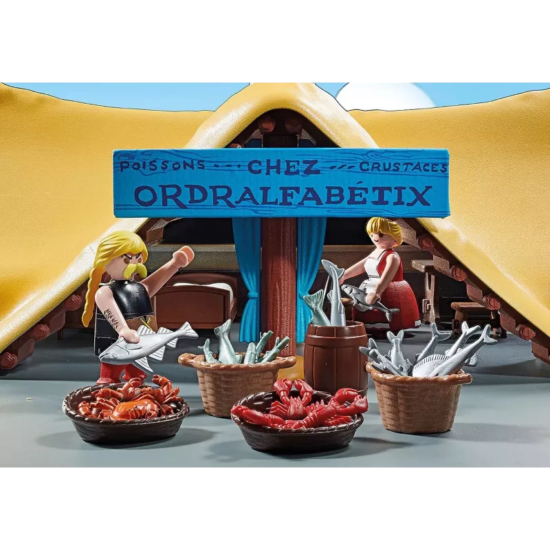 Playmobil 71266 Asterix: Hut of Unhygienix Unhygienix and His Wife Bacteria Collection Play Figures Asterix Collectors and Fans Fun Imaginative Ro
