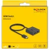 HDMI Switch DeLOCK 18901 144Hz Black Plastic 55x55x15mm