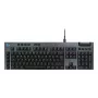 Wired mechanical gaming keyboard Logitech G915 X Black with RGB lighting