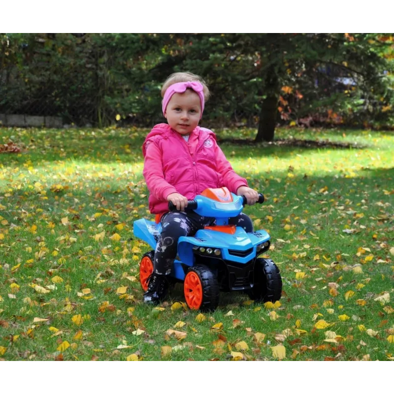 Ride-on toy milly mally Ride-on Monster Navy — children's sit-and-ride vehicle, low seat height