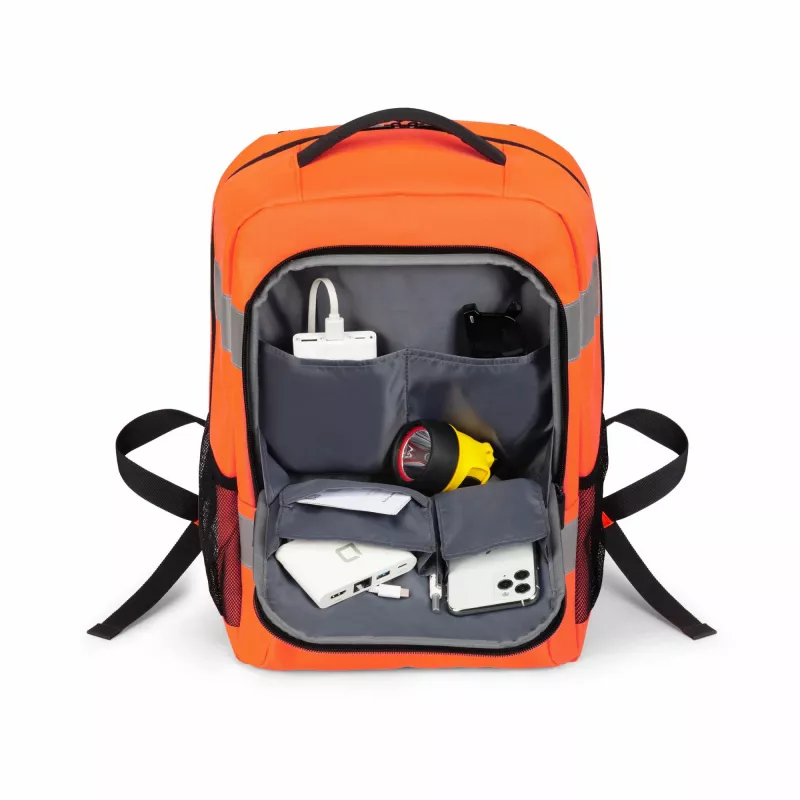 DICOTA P20471-18 Rucksack Black Grey Orange Recycled PET