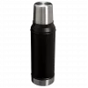 Thermos bottle STANLEY Legendary Classic 0.94 L, black, double-wall vacuum insulated