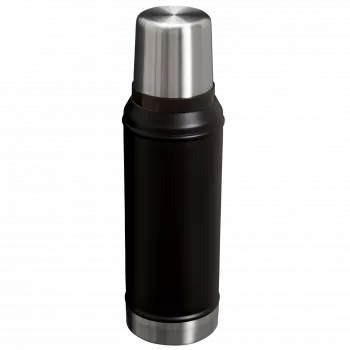 Thermos bottle STANLEY Legendary Classic 0.94 L, black, double-wall vacuum insulated