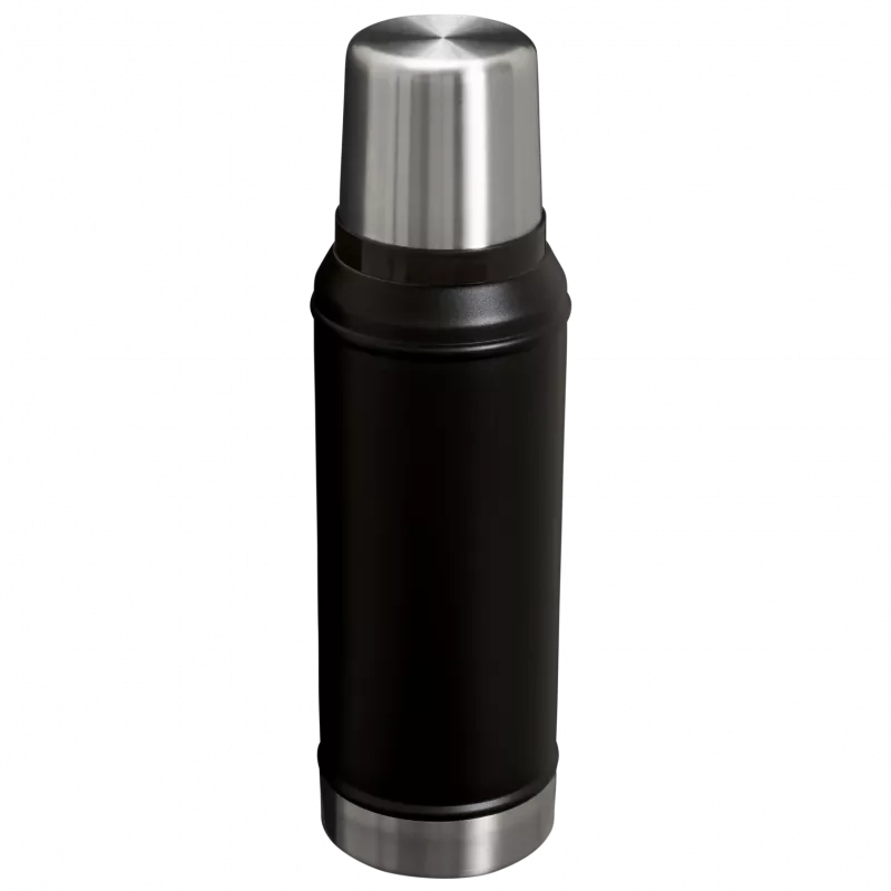 Thermos bottle STANLEY Legendary Classic 0.94 L, black, double-wall vacuum insulated
