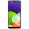 React + Trusted Glass transparent protective case + screen protector for Samsung Galaxy A22