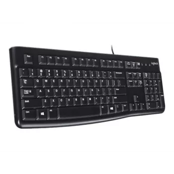 K120 Corded Keyboard, wired, USB, QWERTZ, black