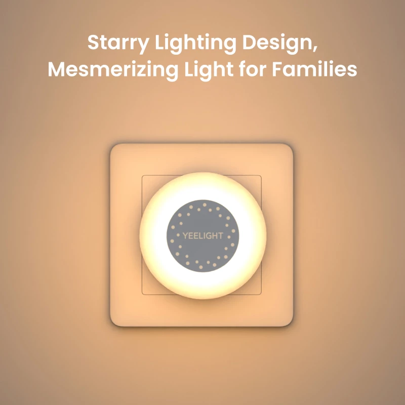 Plug-in Nightlight Yeelight YLYYD-0021 with Light Sensor, Compact LED Plug Night Lamp