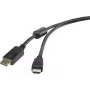 DisplayPort to HDMI cable Renkforce 5 m — digital audio/video connection