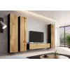 Cama full cabinet VIGO '180' 180/40/30 black/wotan oak