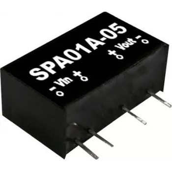 Power adapter/inverter MEAN WELL SPA01A-15 — Output 15 V, 1 W, 0.067 A, RoHS