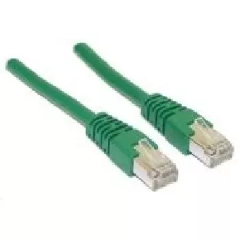Wentronic Goobay CAT 5e Patch Cable, SF/UTP, Green, 0.5 m - CCA Copper Mix (68042)
