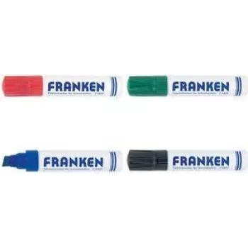 Whiteboard marker Franken Z1910 01 — red, refillable, chisel tip 4–12 mm
