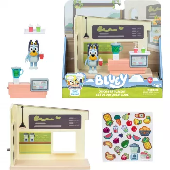 Figures set Bluey Mini Juice Shop
