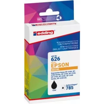 edding printer cartridge EDD-626 black compatible with EPSON 603XL Bk