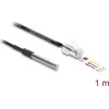 Sensor/actuator cable DELOCK 91384 — 1 m, RJ-45 male, black