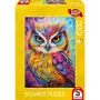 1000-piece puzzle Schmidt Spiele 59782 — Owl in Parrot Dress, jigsaw puzzle, 1000 pieces