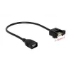 USB Cable DeLOCK 0.25m 2xUSB2.0-A